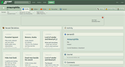 Desktop Screenshot of amaurophilia.deviantart.com