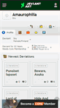 Mobile Screenshot of amaurophilia.deviantart.com