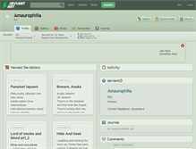 Tablet Screenshot of amaurophilia.deviantart.com