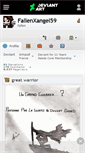 Mobile Screenshot of fallenxangel59.deviantart.com