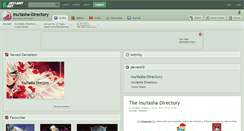 Desktop Screenshot of inuyasha-directory.deviantart.com