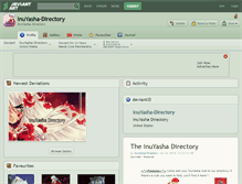 Tablet Screenshot of inuyasha-directory.deviantart.com