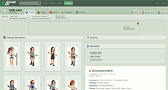 Desktop Screenshot of lady-lara.deviantart.com