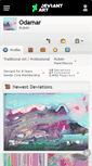 Mobile Screenshot of odamar.deviantart.com