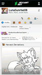 Mobile Screenshot of lunasunrise08.deviantart.com