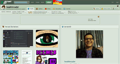 Desktop Screenshot of heathinvader.deviantart.com