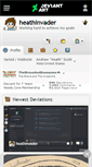Mobile Screenshot of heathinvader.deviantart.com