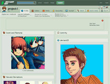 Tablet Screenshot of project-l.deviantart.com