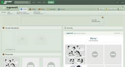 Desktop Screenshot of bugmenotx.deviantart.com