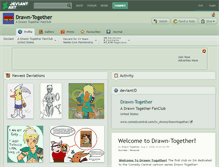 Tablet Screenshot of drawn-together.deviantart.com