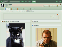 Tablet Screenshot of mick11199.deviantart.com