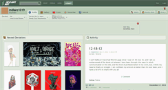 Desktop Screenshot of mdiare1019.deviantart.com