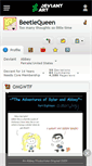 Mobile Screenshot of beetlequeen.deviantart.com
