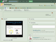 Tablet Screenshot of beetlequeen.deviantart.com