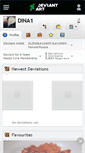 Mobile Screenshot of dina1.deviantart.com