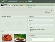 Tablet Screenshot of dina1.deviantart.com