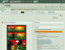 Tablet Screenshot of inuhoshi.deviantart.com