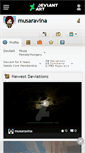 Mobile Screenshot of musaravina.deviantart.com
