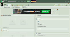 Desktop Screenshot of loly.deviantart.com