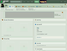 Tablet Screenshot of loly.deviantart.com