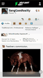 Mobile Screenshot of banggoesreality.deviantart.com