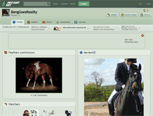 Tablet Screenshot of banggoesreality.deviantart.com
