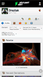 Mobile Screenshot of draztak.deviantart.com