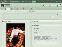 Tablet Screenshot of illicitxlove.deviantart.com