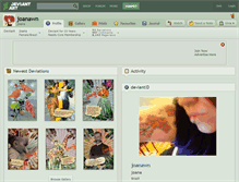 Tablet Screenshot of joanawn.deviantart.com