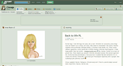 Desktop Screenshot of cloeaga.deviantart.com