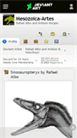 Mobile Screenshot of mesozoica-artes.deviantart.com