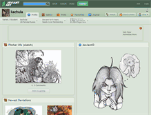 Tablet Screenshot of kachula.deviantart.com