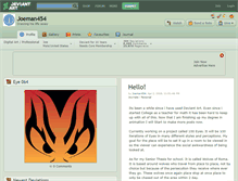 Tablet Screenshot of joeman454.deviantart.com