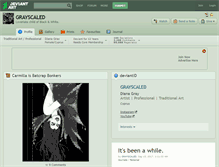 Tablet Screenshot of grayscaled.deviantart.com