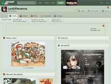 Tablet Screenshot of lordofpandemia.deviantart.com