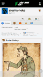 Mobile Screenshot of akuma-neko.deviantart.com