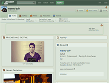 Tablet Screenshot of memo-adv.deviantart.com