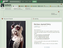 Tablet Screenshot of kaebambi.deviantart.com