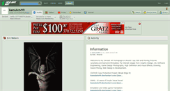Desktop Screenshot of kamuixtv99.deviantart.com