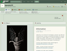 Tablet Screenshot of kamuixtv99.deviantart.com