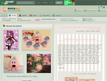 Tablet Screenshot of aleena.deviantart.com