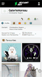 Mobile Screenshot of galeriemoreau.deviantart.com