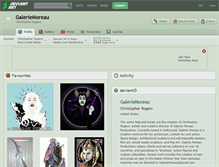 Tablet Screenshot of galeriemoreau.deviantart.com