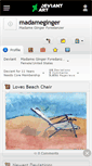 Mobile Screenshot of madameginger.deviantart.com