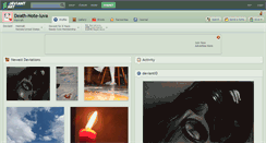 Desktop Screenshot of death-note-luva.deviantart.com
