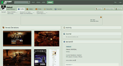 Desktop Screenshot of mesut.deviantart.com