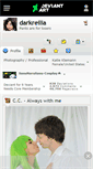 Mobile Screenshot of darkreilia.deviantart.com