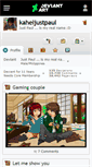 Mobile Screenshot of kaheljustpaul.deviantart.com