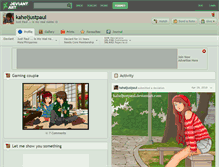 Tablet Screenshot of kaheljustpaul.deviantart.com