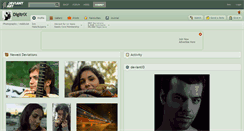 Desktop Screenshot of digitrix.deviantart.com